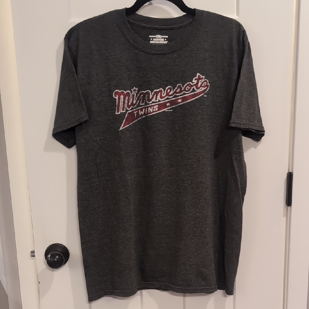 Genuine Merchandise Gray Short Sleeve Tee Wisconsin Design